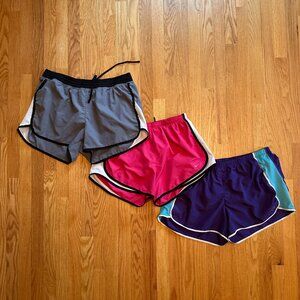 THREE Athletic/ Running Shorts- Nike & Champion